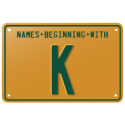 Names beginning with K