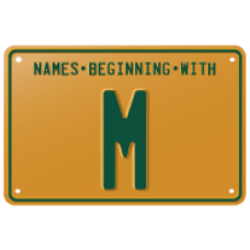 Names beginning with M