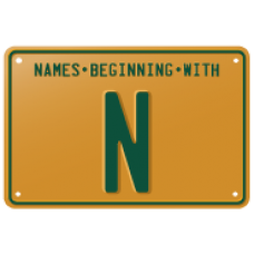 Names beginning with N