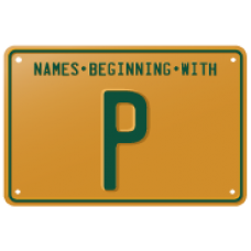Names beginning with P