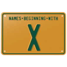 Names beginning with X